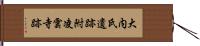 大内氏遺跡附凌雲寺跡 Hand Scroll