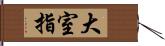 大室指 Hand Scroll