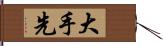 大手先 Hand Scroll