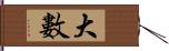 大數 Hand Scroll