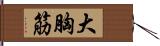 大胸筋 Hand Scroll