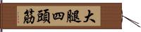 大腿四頭筋 Hand Scroll