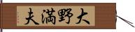 大野満夫 Hand Scroll