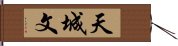 天城文 Hand Scroll