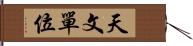 天文單位 Hand Scroll