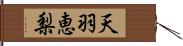 天羽恵梨 Hand Scroll