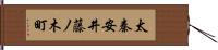 太秦安井藤ノ木町 Hand Scroll