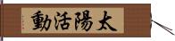 太陽活動 Hand Scroll