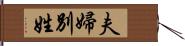 夫婦別姓 Hand Scroll