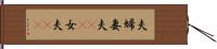 夫婦;妻夫(rK);女夫(rK) Hand Scroll