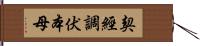 契經調伏本母 Hand Scroll