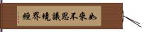 如來不思議境界經 Hand Scroll