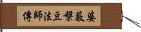 婆藪槃豆法師傳 Hand Scroll