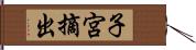 子宮摘出 Hand Scroll