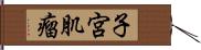 子宮肌瘤 Hand Scroll