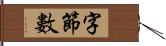 字節數 Hand Scroll