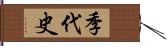 季代史 Hand Scroll