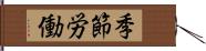 季節労働 Hand Scroll