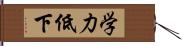 学力低下 Hand Scroll