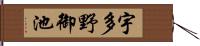 宇多野御池 Hand Scroll