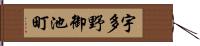 宇多野御池町 Hand Scroll