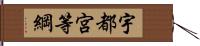 宇都宮等綱 Hand Scroll