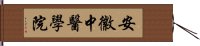 安徽中醫學院 Hand Scroll