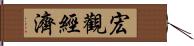 宏觀經濟 Hand Scroll