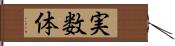 実数体 Hand Scroll