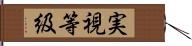 実視等級 Hand Scroll