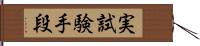 実試験手段 Hand Scroll