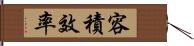 容積效率 Hand Scroll