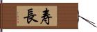 寿長 Hand Scroll