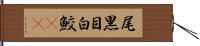 尾黒目白鮫(rK) Hand Scroll