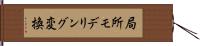 局所モデリング変換 Hand Scroll
