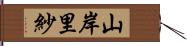 山岸里紗 Hand Scroll