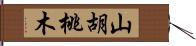 山胡桃木 Hand Scroll