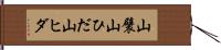山襞 Hand Scroll