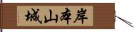 岸本山城 Hand Scroll