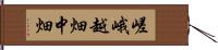 嵯峨越畑中畑 Hand Scroll