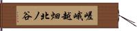 嵯峨越畑北ノ谷 Hand Scroll