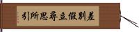 差別假立尋思所引 Hand Scroll