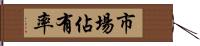 市場佔有率 Hand Scroll