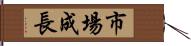 市場成長 Hand Scroll