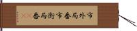 市外局番 Hand Scroll