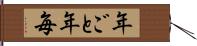 年ごと Hand Scroll
