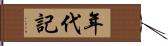 年代記 Hand Scroll