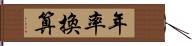 年率換算 Hand Scroll