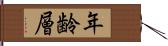 年齢層 Hand Scroll