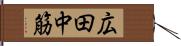 広田中筋 Hand Scroll
